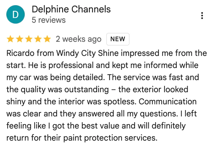 Google review from Taylor reddick