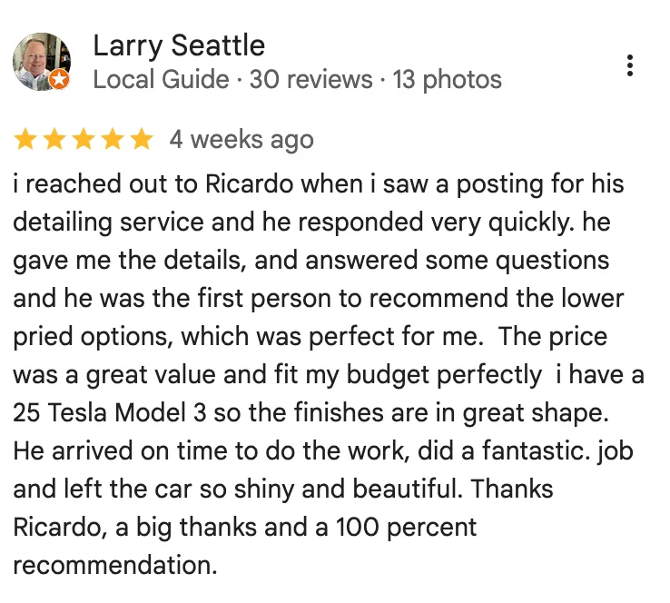 Google review from Cinema Jones